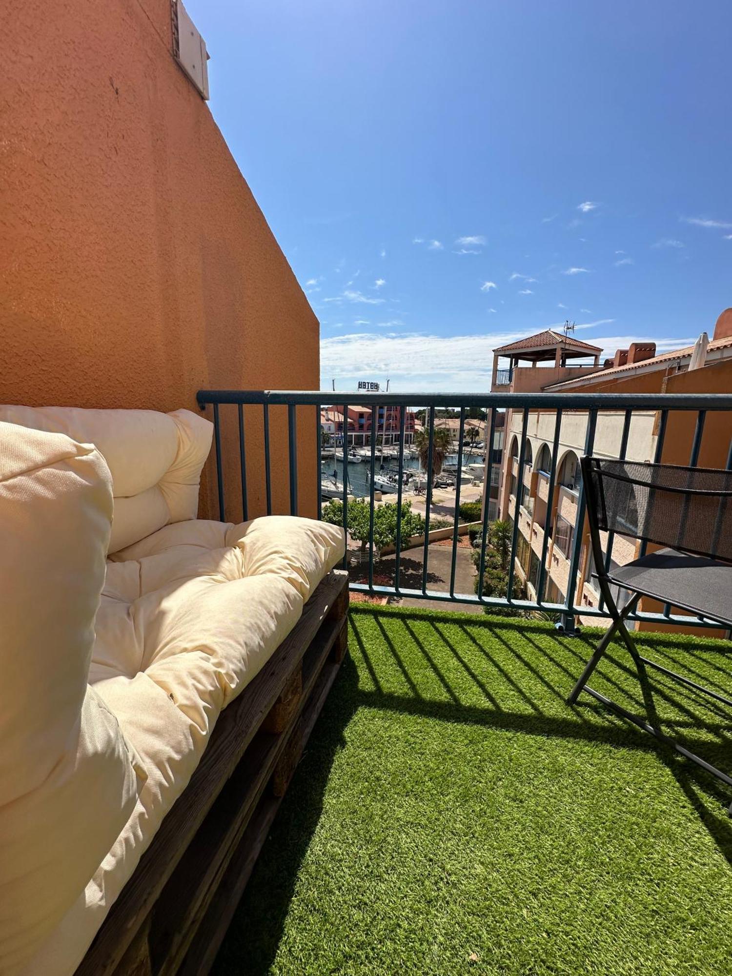 Appartement Vue Mer Sur Port De Leucate Climatise, Parking Gratuit, Linges Et Serviettes Inclus Zewnętrze zdjęcie