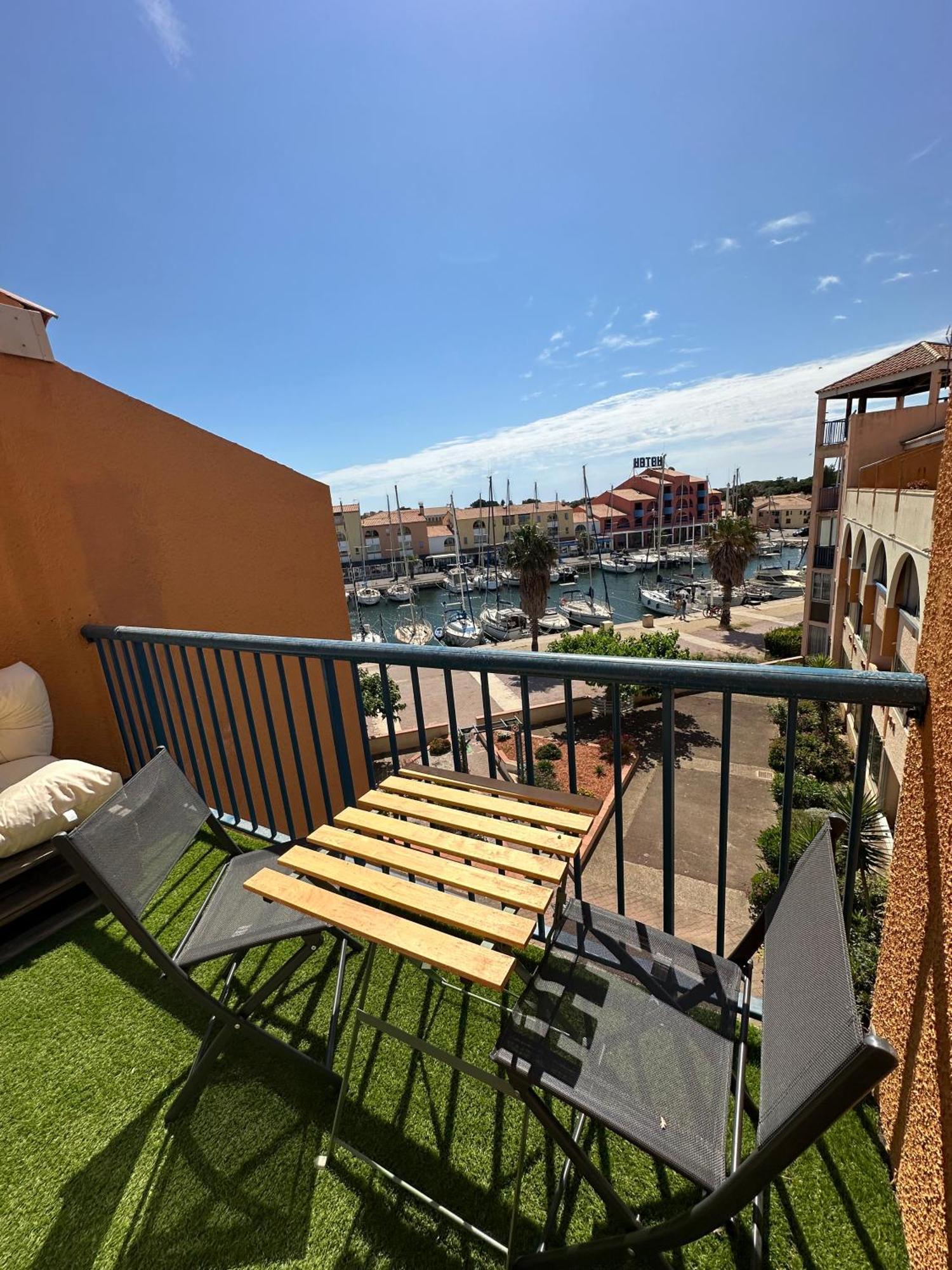 Appartement Vue Mer Sur Port De Leucate Climatise, Parking Gratuit, Linges Et Serviettes Inclus Zewnętrze zdjęcie